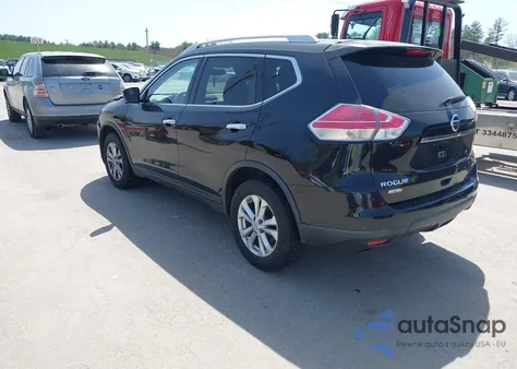 2015 Nissan Rogue Sv z USA, uszkodzony, nr VIN KNMAT2MVXFP519778